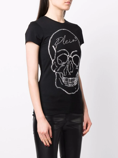 Philipp Plein Skull-detail Short-sleeved T-shirt In Schwarz