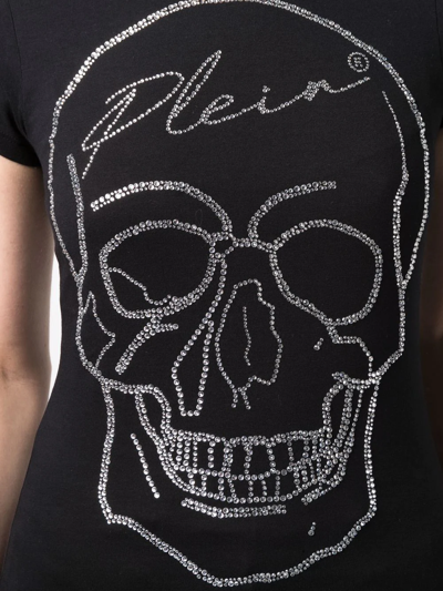Philipp Plein Skull-detail Short-sleeved T-shirt In Schwarz
