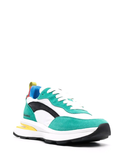 Dsquared2 Wave Slash Low-top Sneakers In Weiss