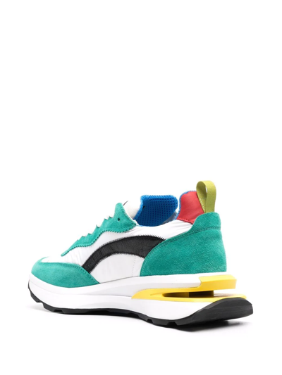 Dsquared2 Wave Slash Low-top Sneakers In Weiss
