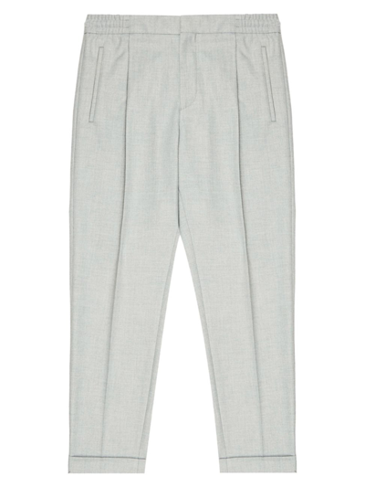 Shop Reiss Men's Brighton Pleated Trousers In Grey