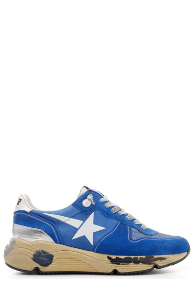 Shop Golden Goose Deluxe Brand Running Sole Lace In Blue