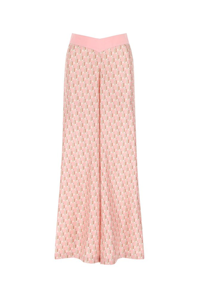 Shop Lanvin Graphic Printed Wide In Pink