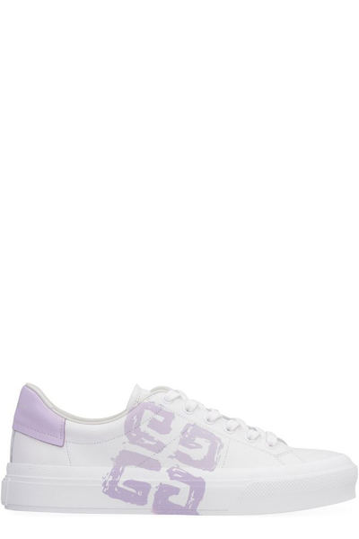 Shop Givenchy City Sport Logo Printed Low In White