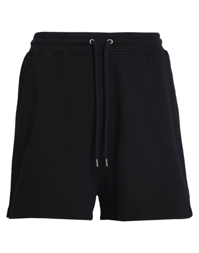 Shop Colorful Standard Woman Shorts & Bermuda Shorts Black Size L Organic Cotton