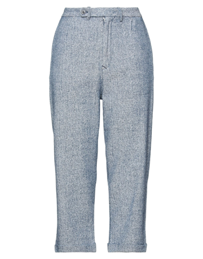 Shop Cycle Woman Cropped Pants Blue Size 27 Cotton, Elastane