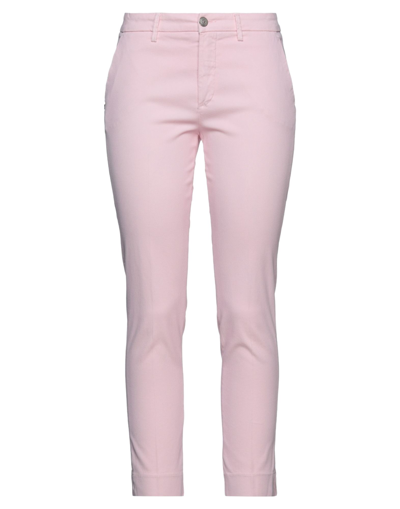 Shop Re-hash Re_hash Woman Pants Pink Size 26 Cotton, Lyocell, Elastane