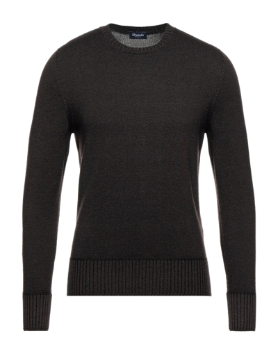 Shop Drumohr Sweaters In Steel Grey