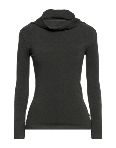 Shop Alpha Studio Woman Sweater Dark Green Size 8 Viscose, Polyester