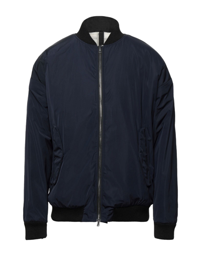 Shop Low Brand Man Jacket Midnight Blue Size 2 Polyester