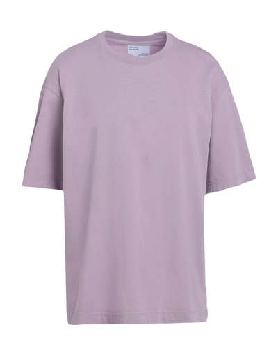 Shop Colorful Standard Woman T-shirt Light Purple Size L Organic Cotton