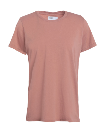 Shop Colorful Standard Woman T-shirt Pastel Pink Size S Organic Cotton