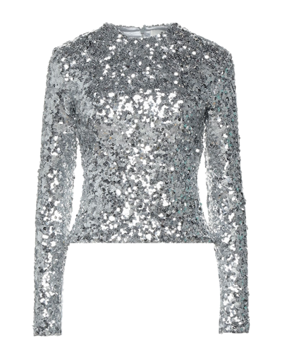 Shop A.w.a.k.e. Blouses In Silver