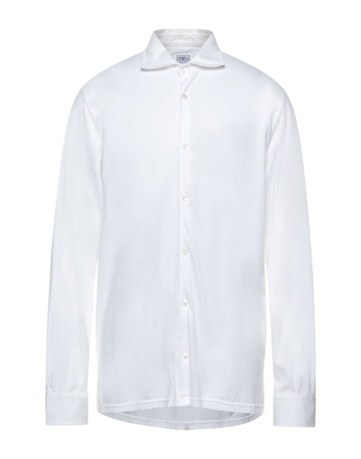 Shop Fedeli Shirts In White