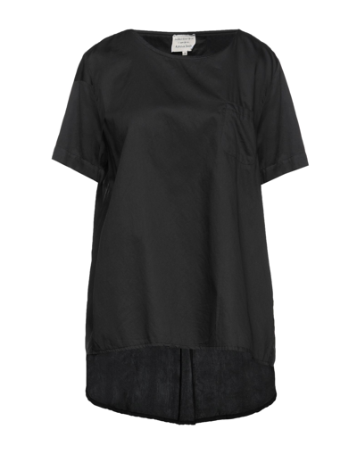 Shop Alessia Santi Woman Top Black Size 6 Cotton, Viscose, Cupro