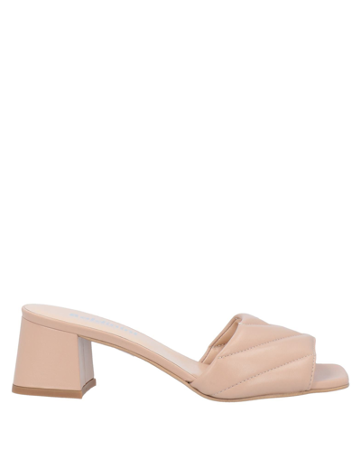 Shop Baldinini Woman Sandals Blush Size 8 Soft Leather In Pink