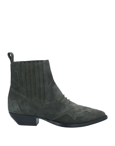 Shop Roseanna Ankle Boots In Military Green