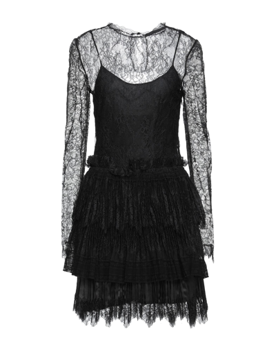 Ermanno Scervino Short Dresses In Black