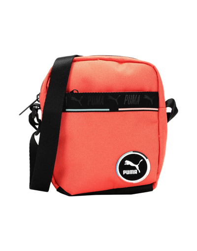 Shop Puma Originals Go For Compact Portable Man Cross-body Bag Coral Size - Polyethylene In Red