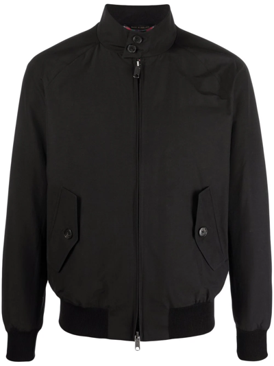 Baracuta G9 Harrington Cotton-blend Jacket In Black