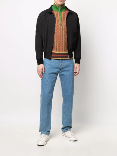 Baracuta G9 Harrington Cotton-blend Jacket In Black