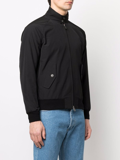 Shop Baracuta High-neck Bomber Jacket In Black