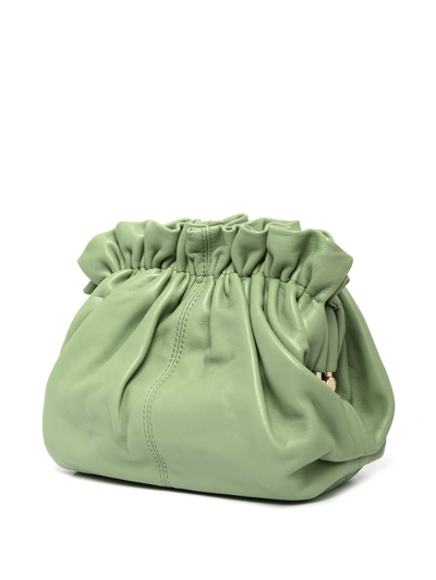 Shop Loeffler Randall Willa Leather Crossbody Bag In Green