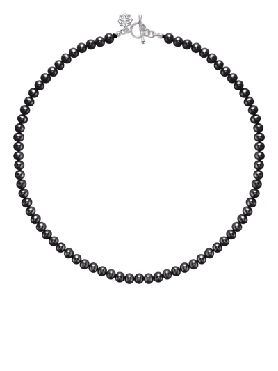 Shop Dower & Hall Pearl-detail Necklace In Silber