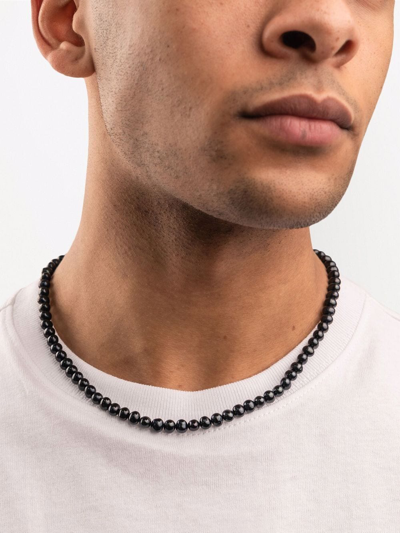Shop Dower & Hall Pearl-detail Necklace In Silber