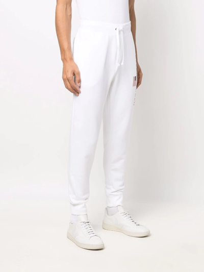 Shop Polo Ralph Lauren Logo-print Track Pants In Weiss