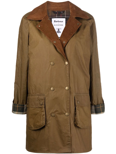 Barbour double hotsell breasted jacket
