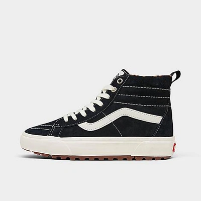 Shop Vans Sk8-hi Mte-1 Suede Casual Shoes In Black/leopard