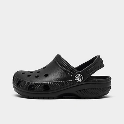 Shop Crocs Kids' Toddler Classic Clog Shoes In Black