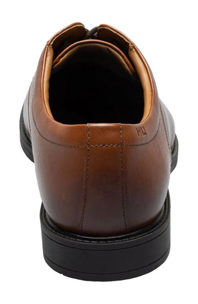 Nunn Bush Baxter Plain Toe Oxford In Cognac