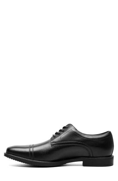 Nunn Bush Baxter Mens Solid Leather Oxfords In Black
