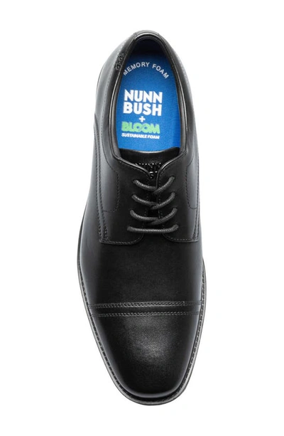 Nunn Bush Baxter Mens Solid Leather Oxfords In Black