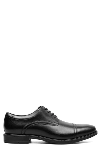 Nunn Bush Baxter Mens Solid Leather Oxfords In Black