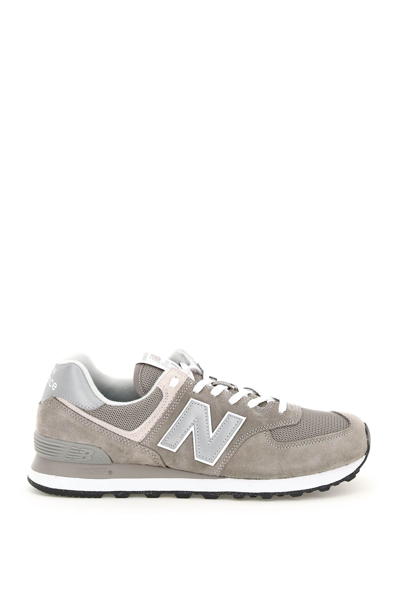 Shop New Balance 574 Sneakers In Grey