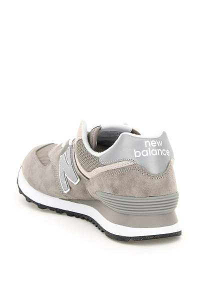 Shop New Balance 574 Sneakers In Grey