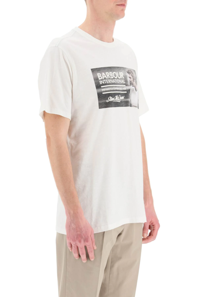 Barbour International Steve Mcqueen Legend T-shirt In White | ModeSens