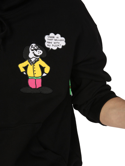Shop Moschino Comics Characters Sweatshirt In Nero