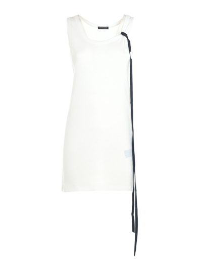 Shop Ann Demeulemeester Seva Tank Top In White