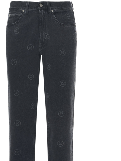 Shop Martine Rose Jeans In Black