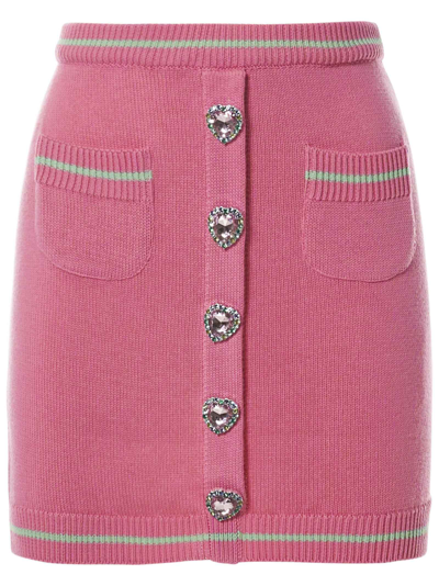 Shop Chiara Ferragni Mini Skirt In Pink