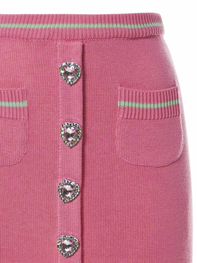 Shop Chiara Ferragni Mini Skirt In Pink