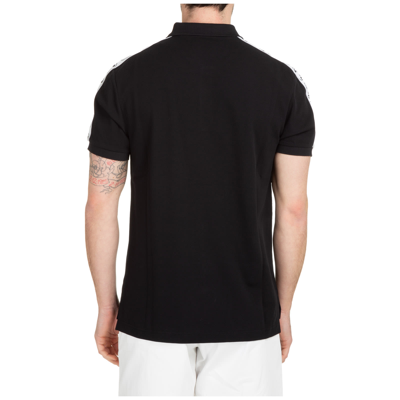 Shop Moschino Double Question Mark Polo Shirts In Black
