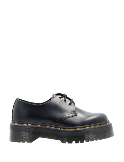 Shop Dr. Martens' 1461 Quad Platform Shoes In Black