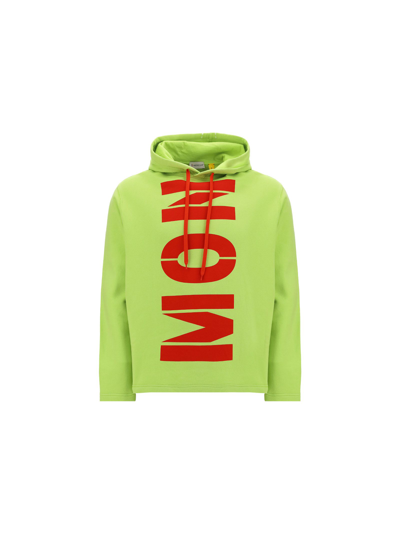 Shop Moncler Men's Green Other Materials Sweatshirt