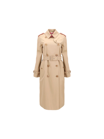 burberry trench coat leather trim