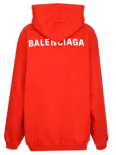 Shop Balenciaga Women's Red Other Materials Sweatshirt